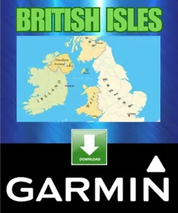 BRITISH ISLES GARMIN MAP - FILES VÍA EMAIL - LAST UPDATE - Picture 1 of 7