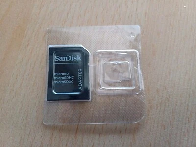  Speicherkarten Adapter von SanDisk Micro SD  Kartenadapter Karte Memory Card - Bild 1 von 2