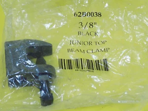 EMPIRE INDUSTRIES 62B0038 BLACK JUNIOR TOP BEAM CLAMP 3/8" *NEW IN FACTORY BAG* - Picture 1 of 1