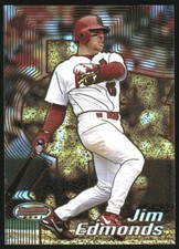 2002 Bowman's Best Gold #61 Jim Edmonds /50