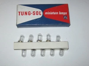 313, #313 Lámpara Miniatura, T3 1/4 28V, 0.17A Paquete de 10 NOS TUNG-SOL - Imagen 1 de 3