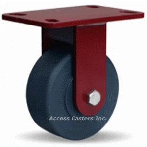 Rueda rígida Hamilton HS R-HS-5NYB 5"" x 2"", rueda de nailon fundido, 2000 lb Capacidad - Imagen 1 de 2