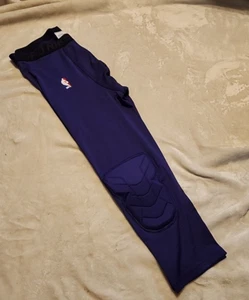 Nike NBA Hyperstrong Padded Knee Compression Tights Dark Purple 2XL-T - Picture 1 of 2