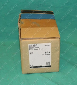 Fuji Electric H53BA Circuit Breaker 40A 600VAC BB3BHC-040 NEW - Picture 1 of 2