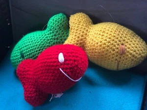 Peluche/plushie pesce rosso fatto a mano all'uncinetto amigurumi colori disponibili - Foto 1 di 3
