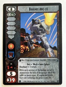 Banshee BNC-5S Battletech CCG Commander's Edition 'Mech - Picture 1 of 1