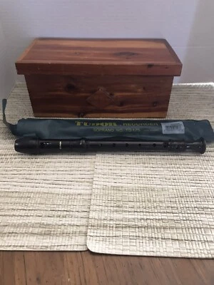 Grabadora soprano Tudor TD175 (5D10) - En estuche usada Foto 1 de 4