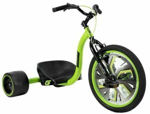 Huffy Green Machine Slider 20" Kids Drifter Pedal Ride On Outdoor Green Black