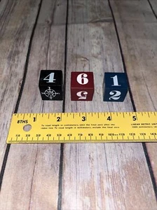 Disney Pirates of the Caribbean DVD Treasure Hunt Replacement Parts *3 DICE* - Picture 1 of 1