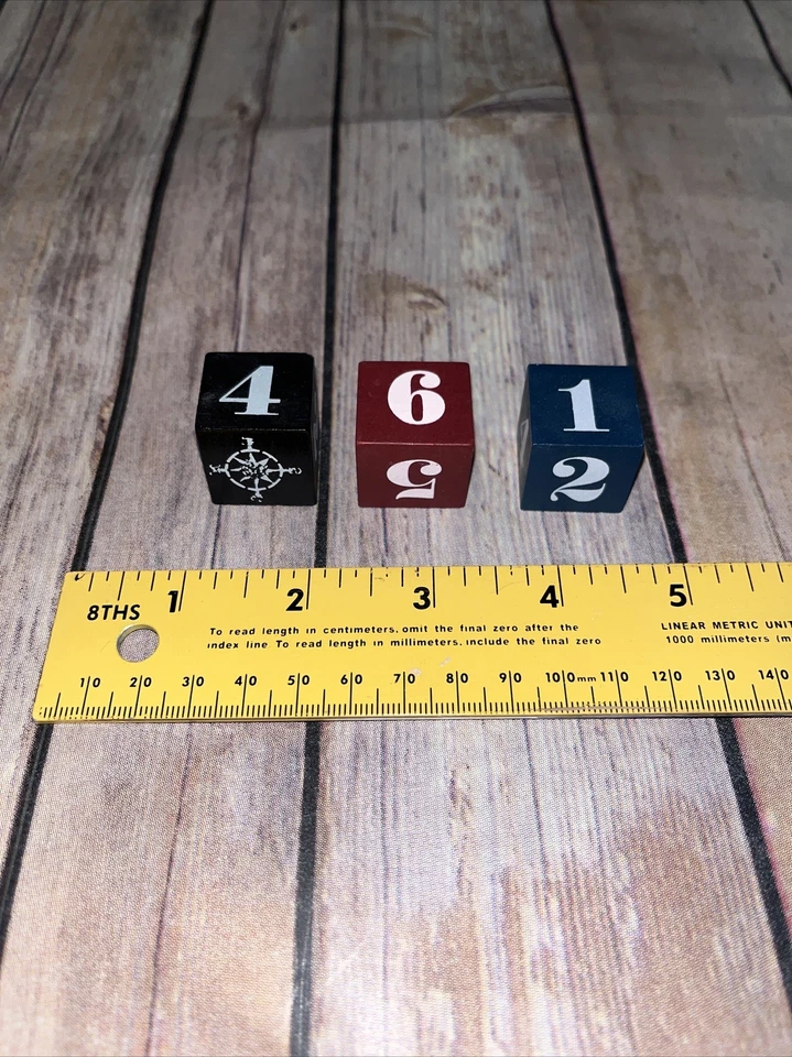 Disney Pirates of the Caribbean DVD Treasure Hunt Replacement Parts *3 DICE* - Image 1 of 1