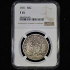 1811 CAPPED BUST HALF DOLLAR ✪ NGC F-15 ✪ 50C COIN FINE SILVER 003 ◢TRUSTED◣