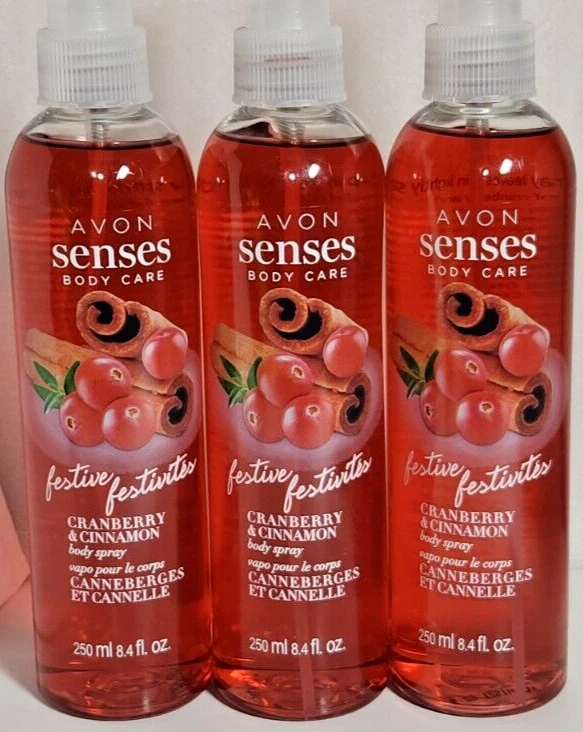 Avon Senses Body Spray - Cranberry & Cinnamon