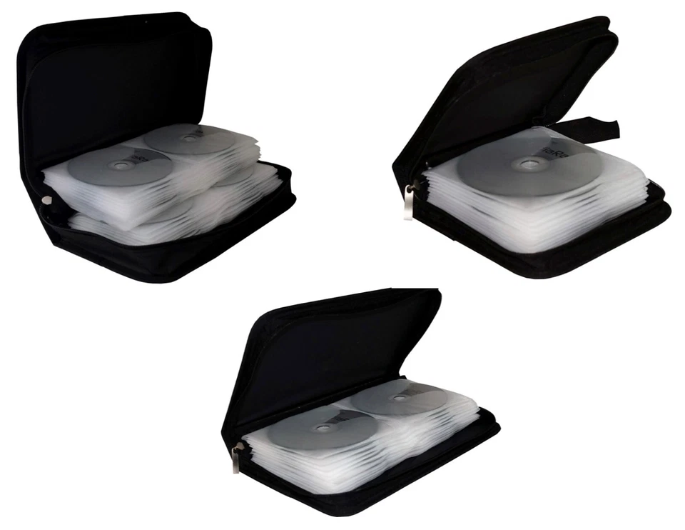 CD DVD BD Wallet Tasche Case Mappe Box für 24 / 48 / 96 / 200 / 300 / 500 Discs - Bild 1 von 1