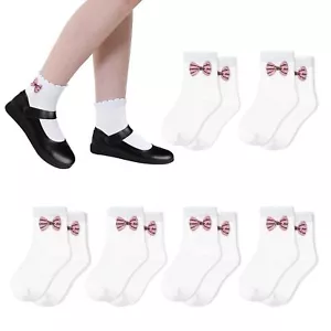 Baby Socks Girls Ruffle Socks Soft Toddler Girl Socks Cute Frilly Dress Lace ... - Picture 1 of 7