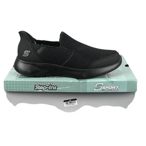 S Sport by Skechers Shoes Mens Size 10 Black Presly Step-Ins Slip On Memory Foam - Picture 1 of 7