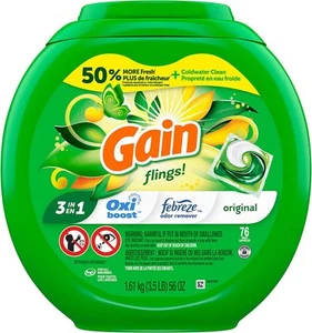 Gain Gain Flings Detergent Pacs (pgc-09207) (pgc09207) - Picture 1 of 2