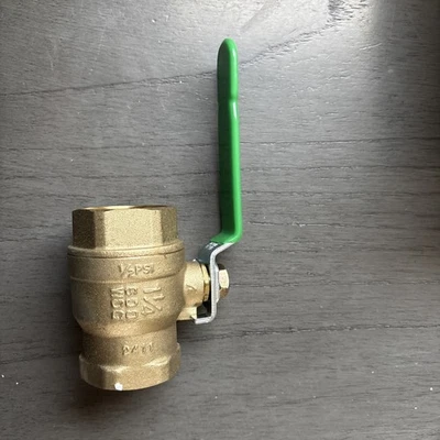 1-1/4" Brass Ball Valve. - Image 1 of 4