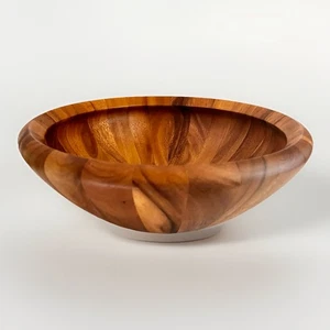 DANSK JHQ Large Staved Teak Wood Salad Serving Bowl 16" Jens Harald Quistgaard - Picture 1 of 9