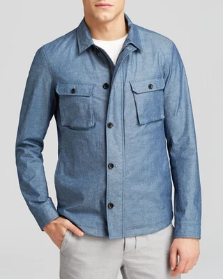 Chaqueta Camisa Vince Talla L Recubierta Cambray Para Hombre Foto 1 de 4