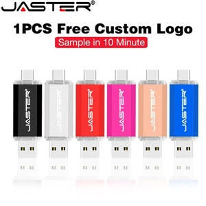 TYPE-C USB 3.0 Flash Drive 128GB Free Custom Logo Memory Stick Drives Storage - Afbeelding 1 van 28