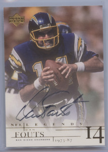 DAN FOUTS 2001 UPPER DECK LEGENDS AUTO CHARGERS