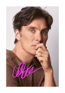 Cillian Murphy 3 A4 signed photograph picture poster Choice of frame. - Foto 1 di 3