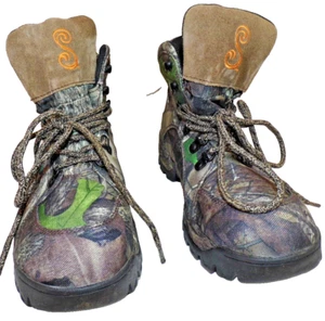 Boots SHE High Top Camo Lace-Up Boots Style 5207705W Mens Size 9.5 - Picture 1 of 21