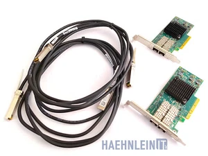 25Gbe Networking Kit HP Mellanox ConnectX-4 LX 640SFP28 25GB DAC 2x 3m Cable - Picture 1 of 4