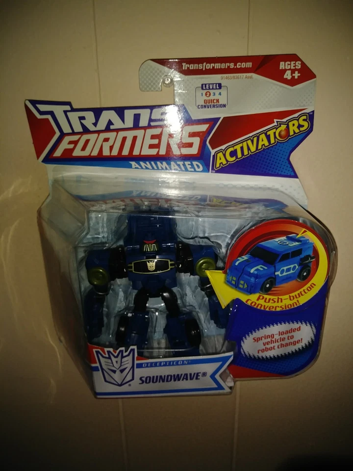 Transformers Animated Activators decepticon soundwave brand new sealed - Image 1 of 1