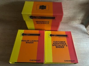 Chevrolet Händler Launch Binder Customer Assistance Specialist mit Koffer 1987 Vintage - Bild 1 von 24