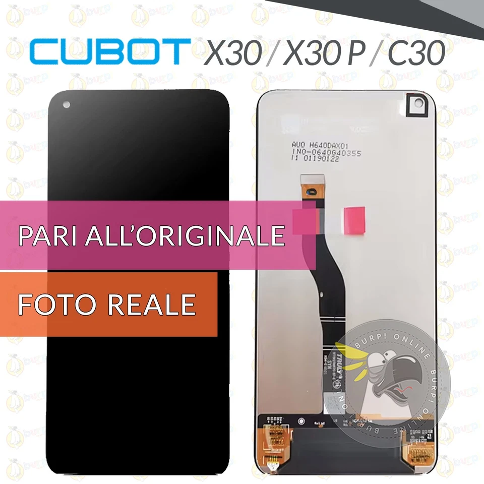 DISPLAY CUBOT X30 / X30 P / C30 SCHERMO LCD VETRO TOUCH SCREEN PARI ORIGINALE - Immagine 1 di 1
