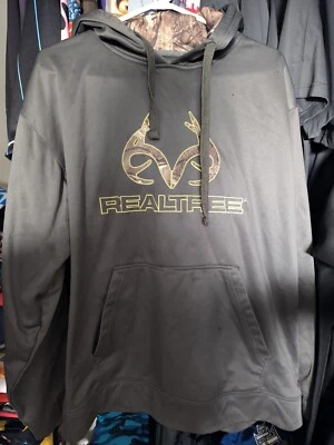 Real Tree Buckhorn River Exterior Caza Camuflaje Pull Over Sudadera con Capucha Chaqueta Foto 1 de 4