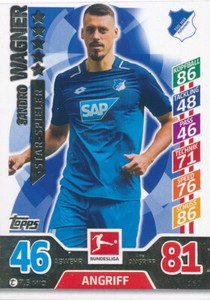 Topps Match Attax 17/18 - 160 - Sandro Wagner - Star Player