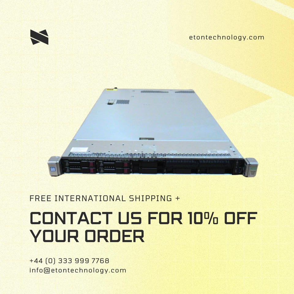 755258-B21 HPE PROLIANT DL360 GEN9 8SFF CONFIGURE-TO-ORDER SERVER - REFURB - Image 1 of 1