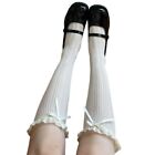 Cute Folding Socks Pantyhose Korean Style Socks Lace Bowknot