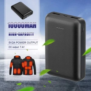 10000mAh Heated Vest 5V/2A Battery Pack Power Bank for Heated Jacket Vest Pant - Picture 1 of 13