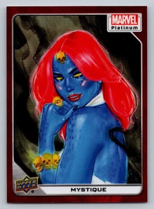 Mystique 2023 Upper Deck Marvel Platinum Red Rainbow Parallel #29 NM M2 - Bild 1 von 2