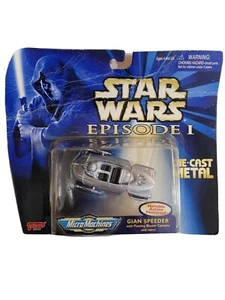 Star Wars Episode 1 Die cast metal Gian Speeder 1998 Galoob Micro Machines - Picture 1 of 2