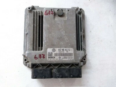 0281012253 BOSCH EDC16U1 03G906016HJ CENTRALINA MOTORE VW GOLF V 2.0 TDI 103KW - Immagine 1 di 4