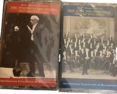 Symphony Orchestra & New York Philharmonic Arturo Toscanni NBC Audio Cassette - Image 1 of 4