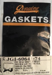 DS-194462 Genuine James Gaskets Oil Seal Shifter Shaft - Picture 1 of 2