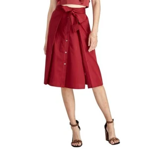 RACHEL ROY NEW Women's Tie-waist Button-front A-Line Skirt TEDO - Picture 1 of 2