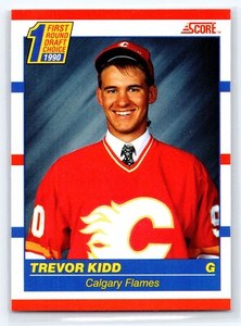 1990 Score Canadian #438 Trevor Kidd  Hockey Calgary Flames Rookie