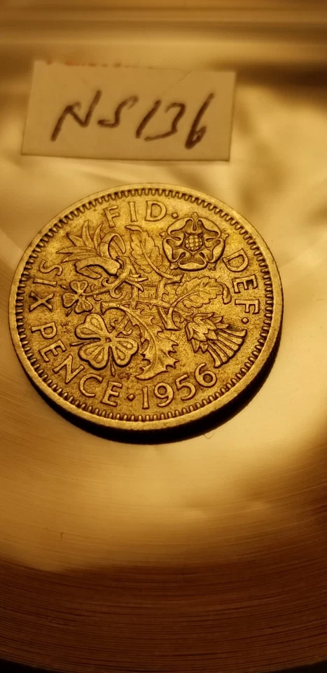 Great Britain 1956 Sixpence Coin Idas10. - Image 1 of 2