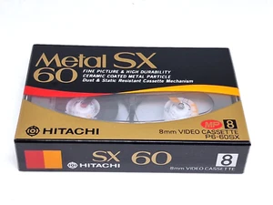 HITACHI METAL SX 60  VIDEO 8  Blank  Video CASSETTE  (Sealed)  New! - Picture 1 of 4