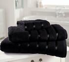 100% Egyptian Cotton Super Soft 4Pcs SATIN STRIPE Towels Absorbent Towels Sets