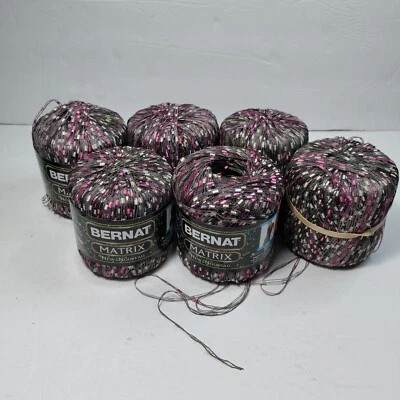 Bernat Matrix Ladder Yarn Password Pinks Lot Of 6 (#2) - Image 1 of 4