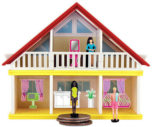 Casinha Grande Boneca Barbie Portátil Real Glam Kit Brinquedo