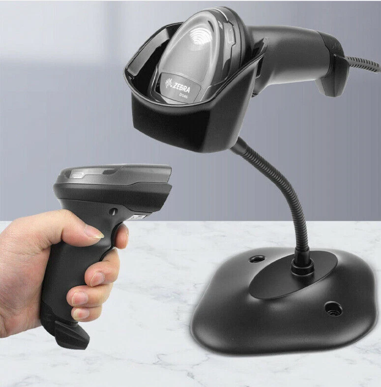 Zebra DS4608-XD40007VZCN 1D 2D Handheld Barcode Scanner With Stand and USB Cable - Image 1 of 4