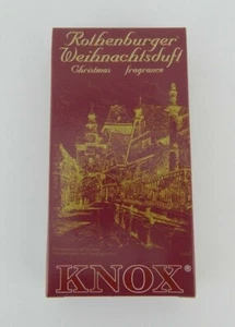 24 New Knox Incense Cones Rothenburg: Gingerbread Pine Cinnamon Vanilla Myrrh - Picture 1 of 9